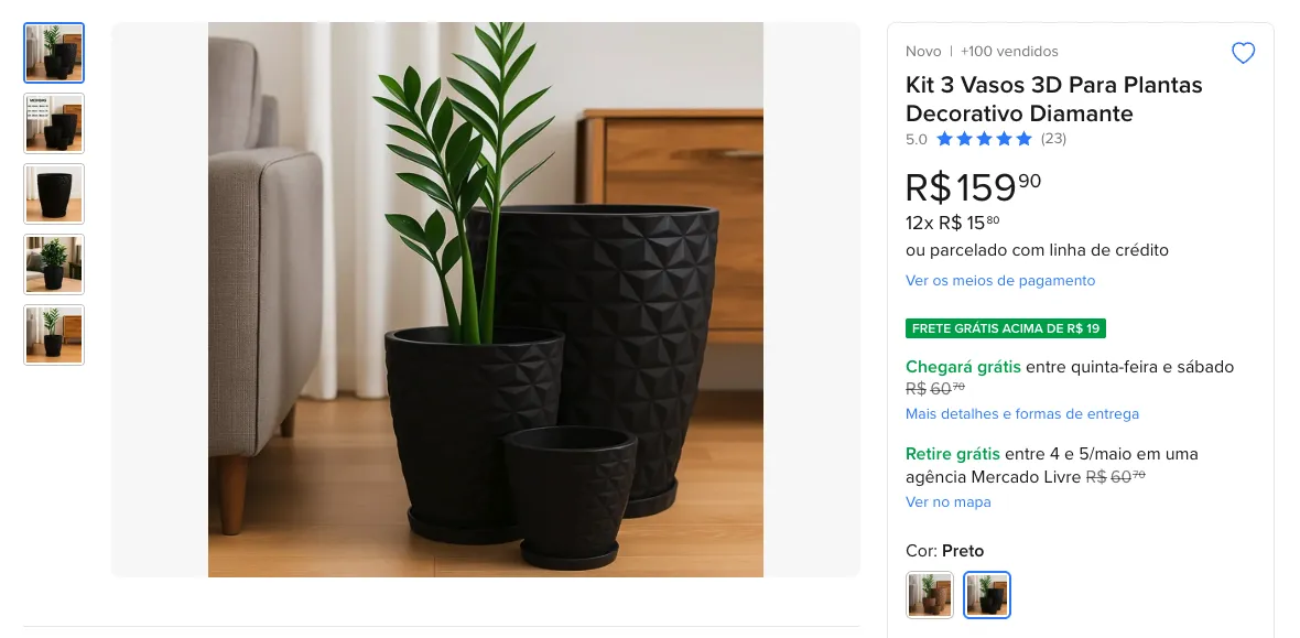 Venda Mercado Livre 1